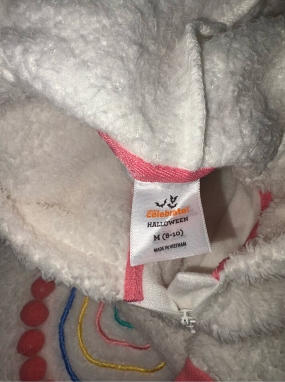 Cozy Cream Llama Hooded Onesie Plush Pajama Set - Picture 2 of 2